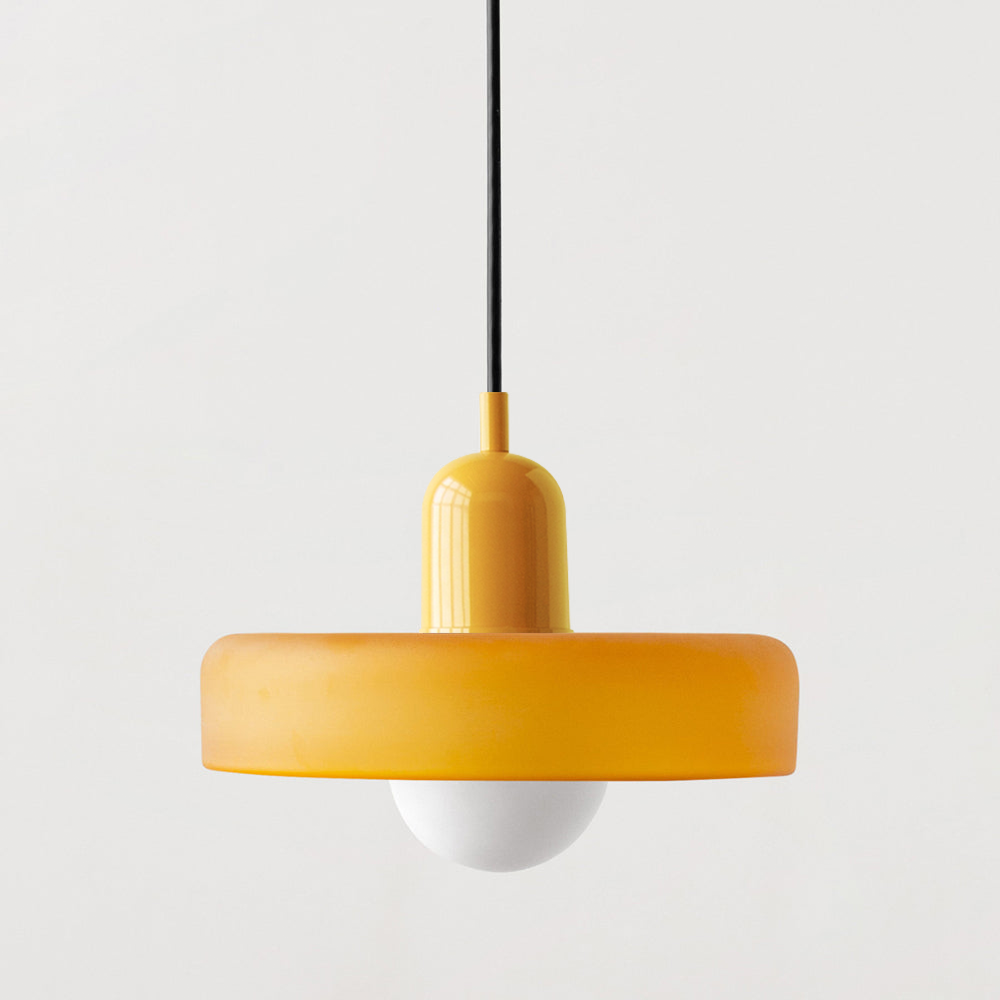 Bauhaus Fargerik Glass Pendelampe - Moderne Designlampe for Stue og Spisestue | Skanto