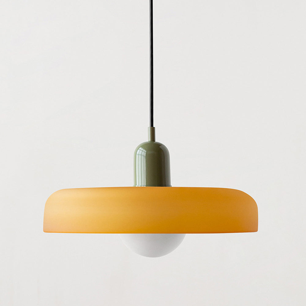 Bauhaus Fargerik Glass Pendelampe - Moderne Designlampe for Stue og Spisestue | Skanto