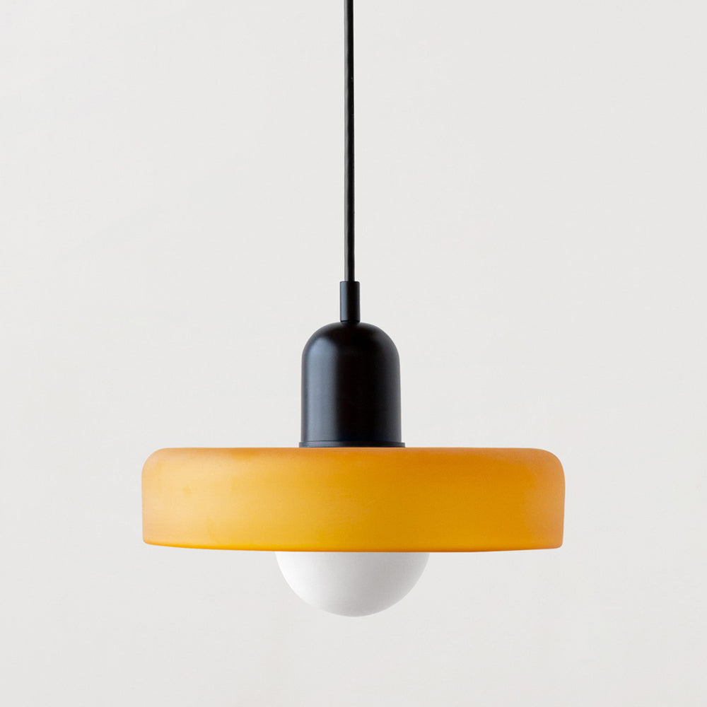 Bauhaus Fargerik Glass Pendelampe - Moderne Designlampe for Stue og Spisestue | Skanto