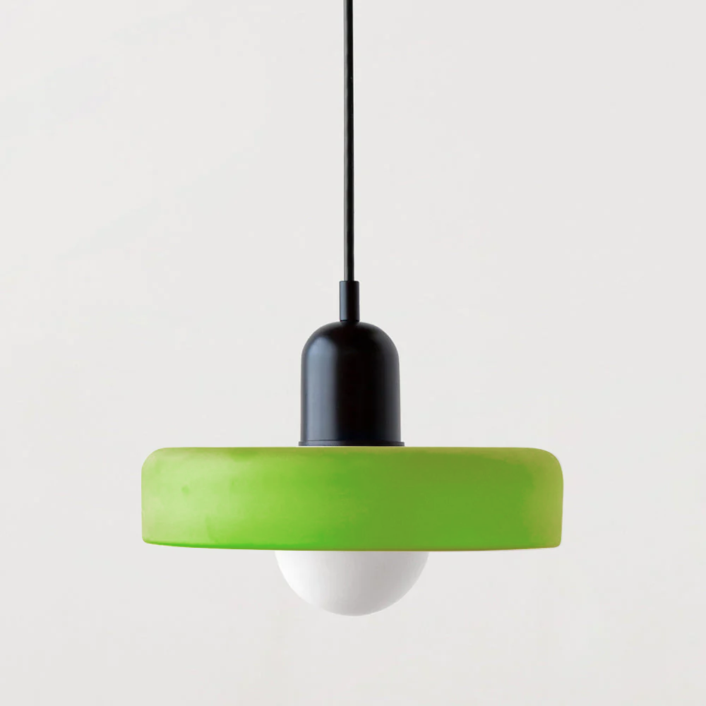 Bauhaus Fargerik Glass Pendelampe - Moderne Designlampe for Stue og Spisestue | Skanto