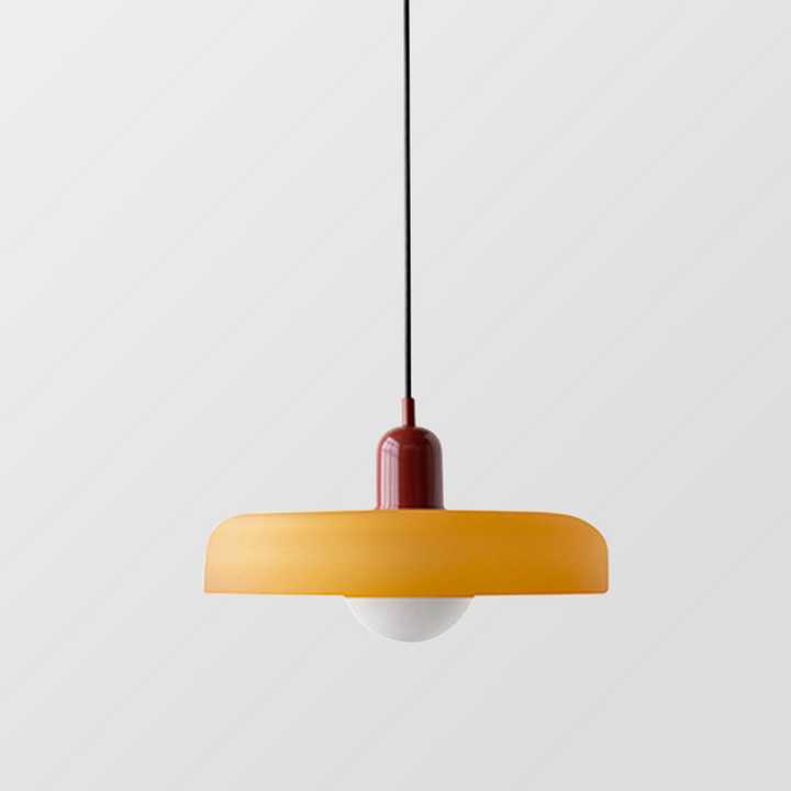 Bauhaus Fargerik Glass Pendelampe - Moderne Designlampe for Stue og Spisestue | Skanto