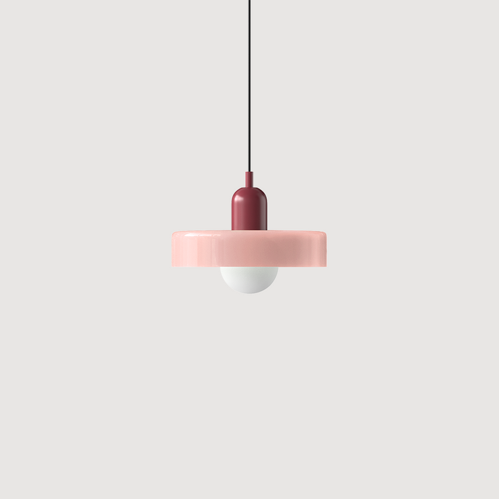 Fargerik Bauhaus-glass pendellampe – Moderne designlampe for stue og spisestue