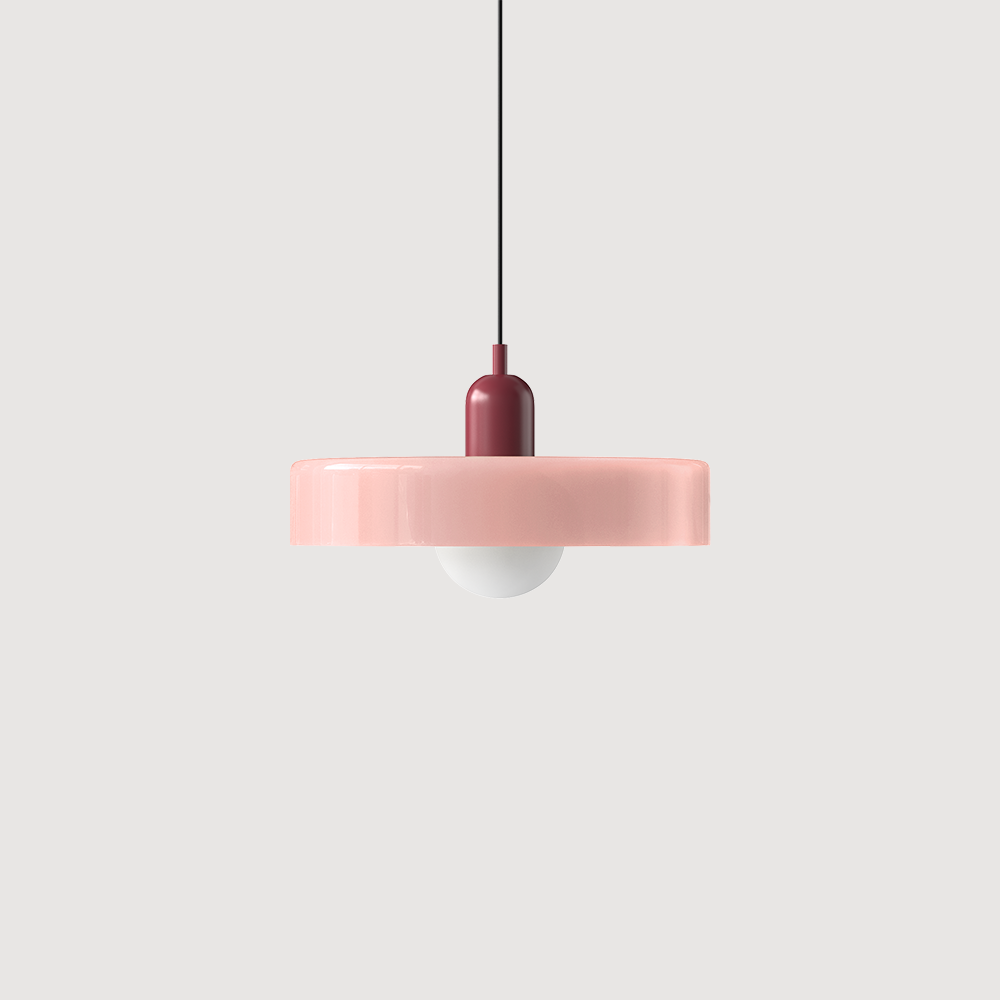 Bauhaus Fargerik Glass Pendelampe - Moderne Designlampe for Stue og Spisestue | Skanto
