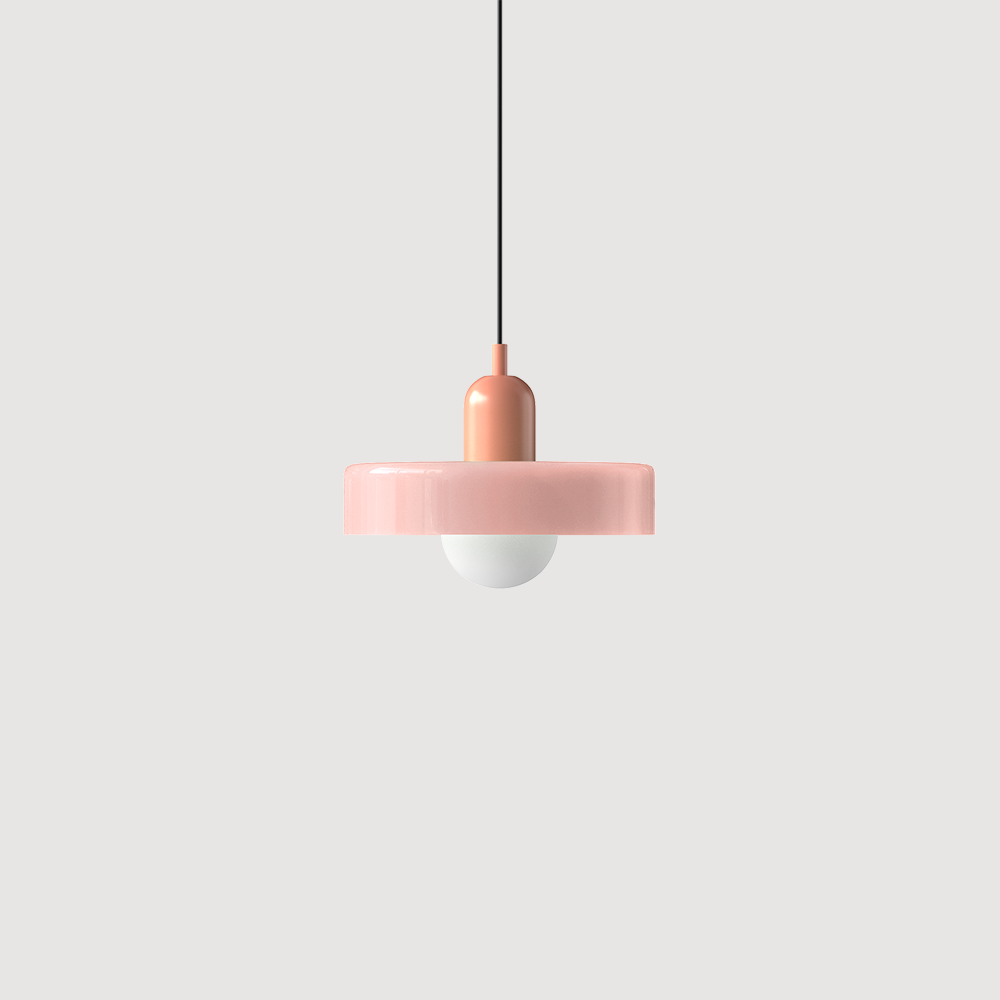 Fargerik Bauhaus-glass pendellampe – Moderne designlampe for stue og spisestue