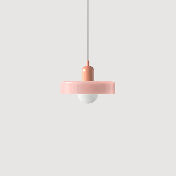 Fargerik Bauhaus-glass pendellampe – Moderne designlampe for stue og spisestue