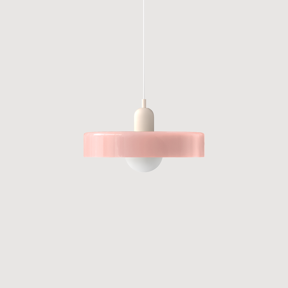 Bauhaus Fargerik Glass Pendelampe - Moderne Designlampe for Stue og Spisestue | Skanto