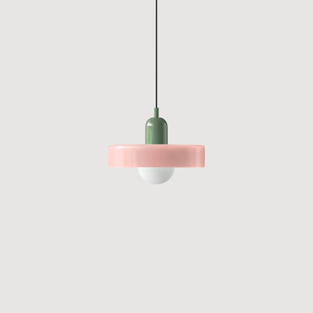 Skanto | Bauhaus Inspirert Fargerik Glass Pendellampe