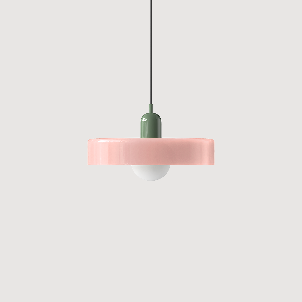 Bauhaus Fargerik Glass Pendelampe - Moderne Designlampe for Stue og Spisestue | Skanto