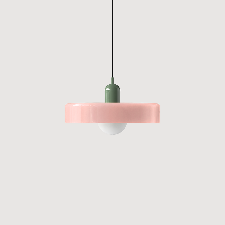 Bauhaus Fargerik Glass Pendelampe - Moderne Designlampe for Stue og Spisestue | Skanto