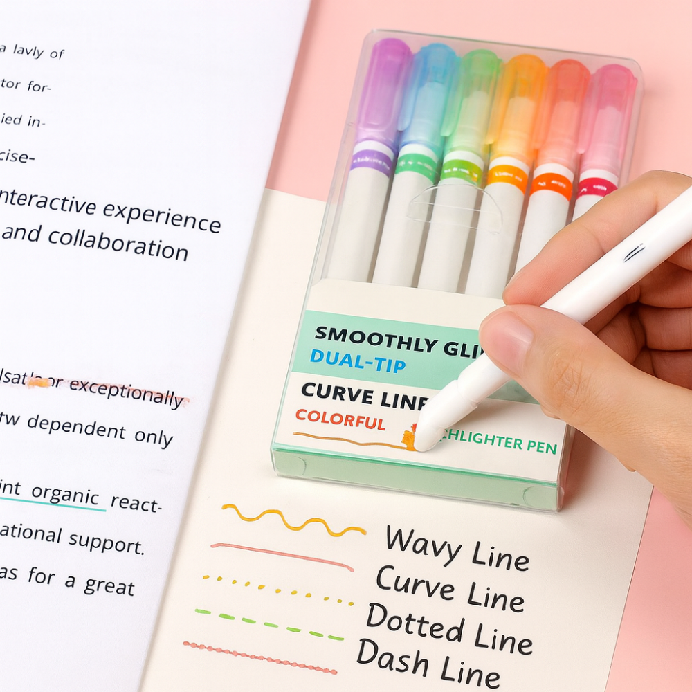 Skanto | Fargerik Dual Tip Highlighter Penn Set