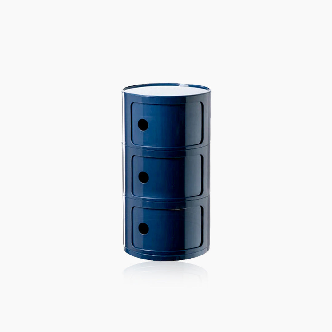 Skanto | Vase-formet Sidebord med Oppbevaringsrom