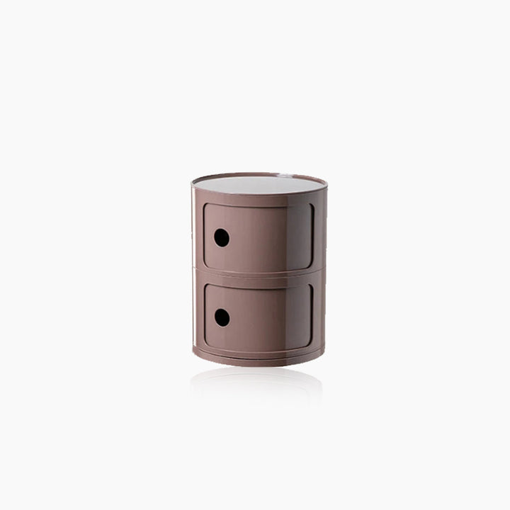 Skanto | Vase-formet Sidebord med Oppbevaringsrom