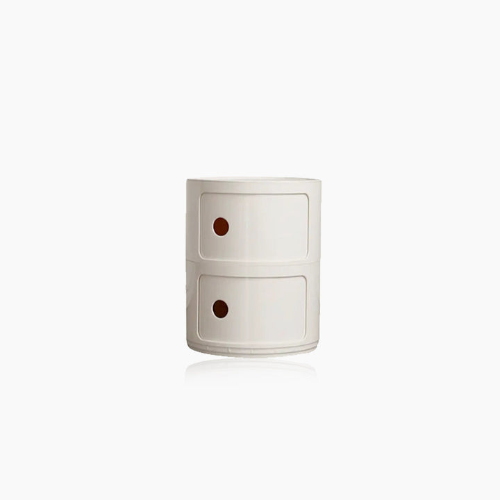 Skanto | Vase-formet Sidebord med Oppbevaringsrom