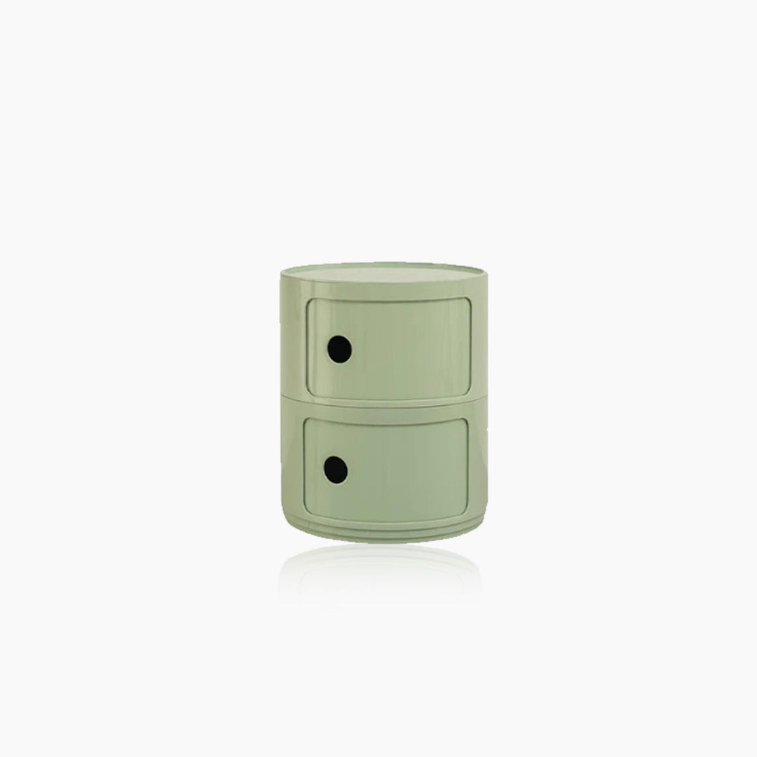 Skanto | Vase-formet Sidebord med Oppbevaringsrom