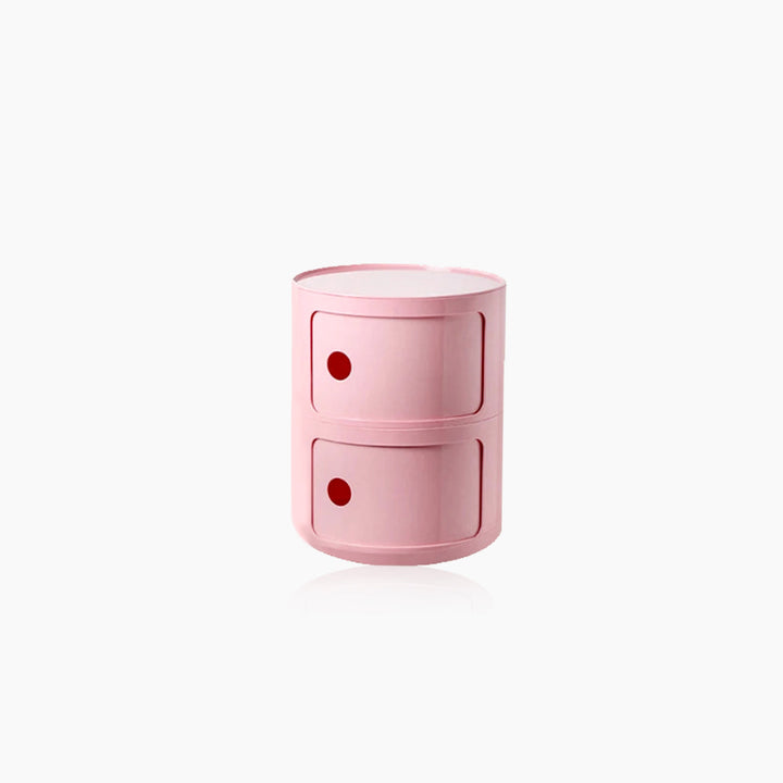 Skanto | Vase-formet Sidebord med Oppbevaringsrom