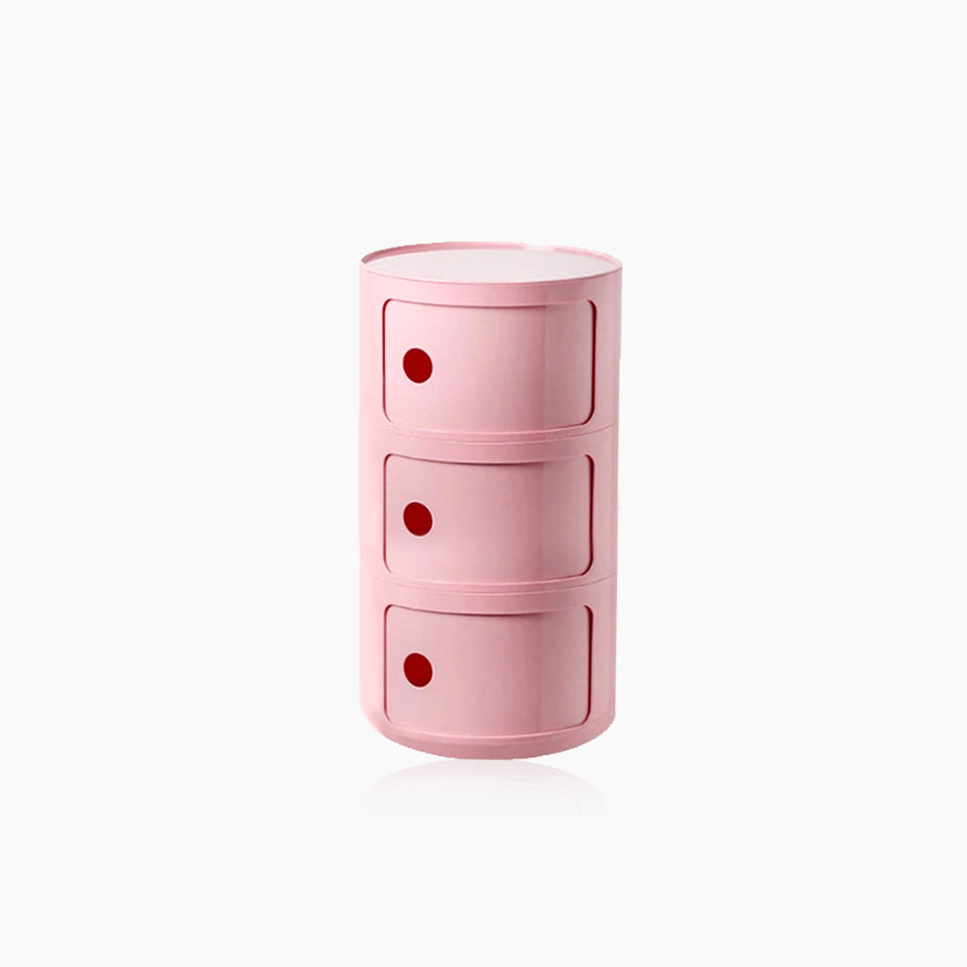 Skanto | Vase-formet Sidebord med Oppbevaringsrom
