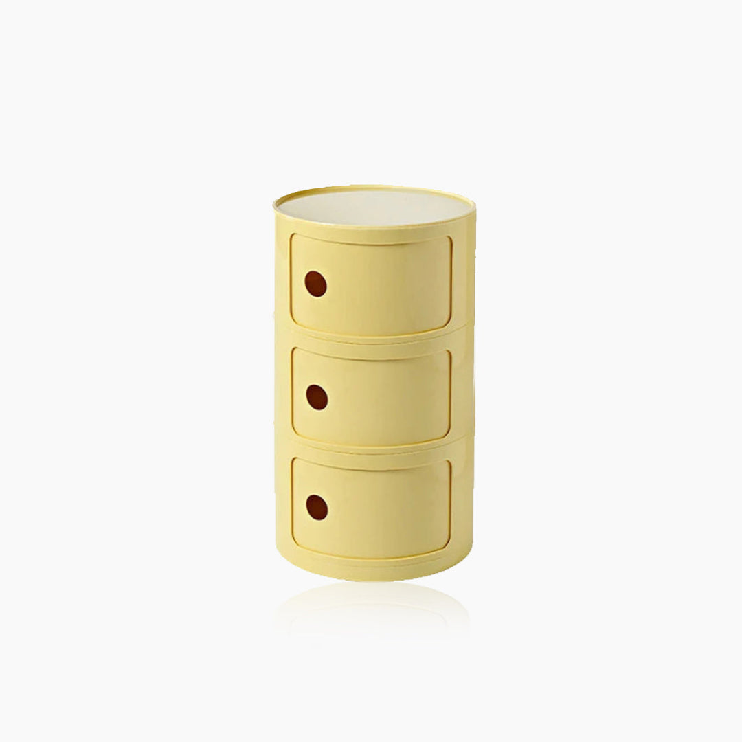 Skanto | Vase-formet Sidebord med Oppbevaringsrom