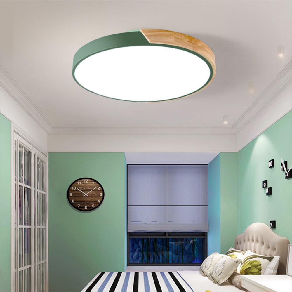 Fargerik Rund LED Taklampe | Skanto
