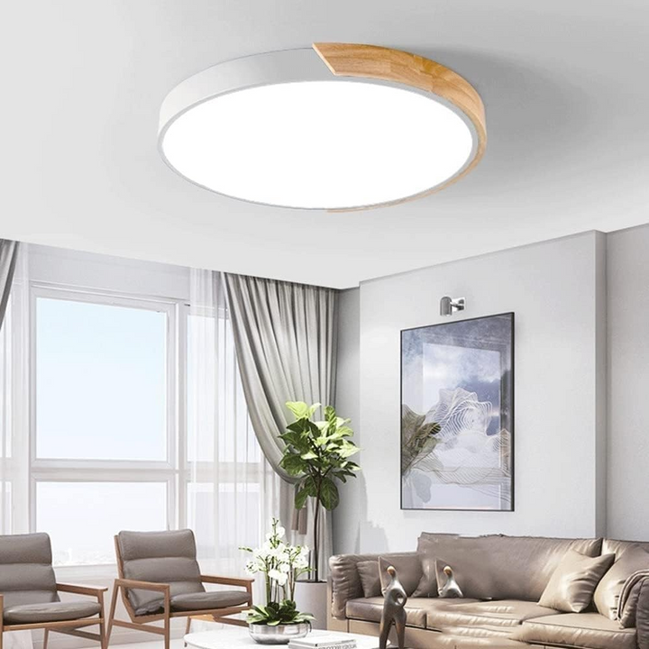 Fargerik Rund LED Taklampe | Skanto