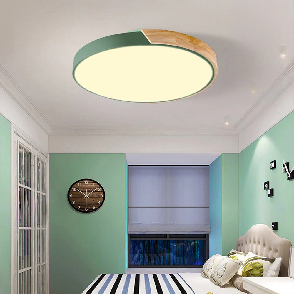 Fargerik Rund LED Taklampe | Skanto