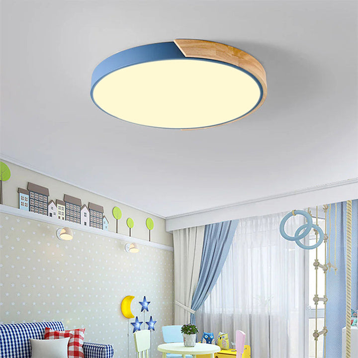 Fargerik Rund LED Taklampe | Skanto