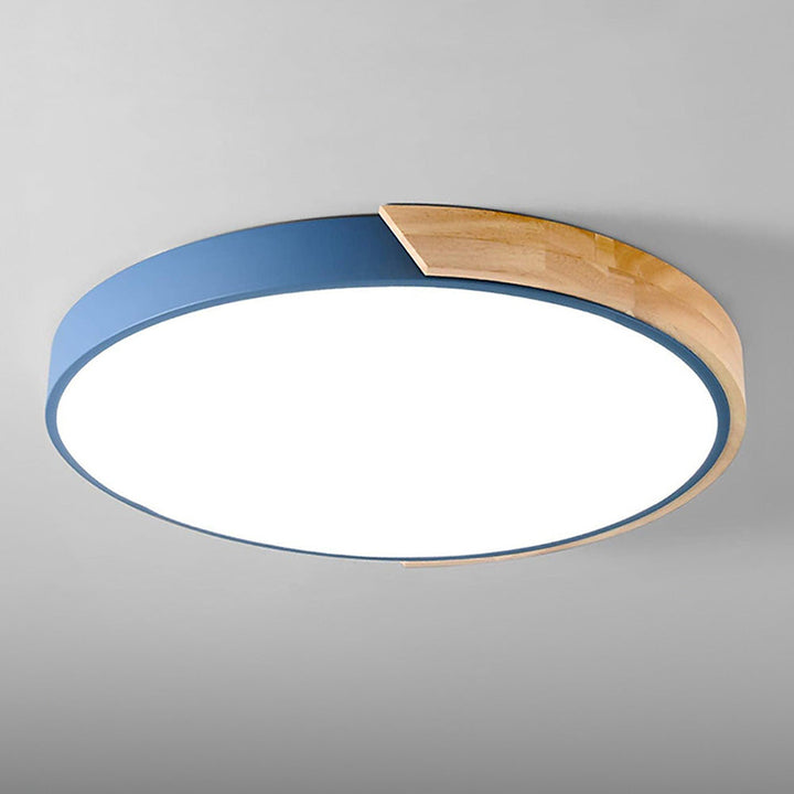 Fargerik Rund LED Taklampe | Skanto