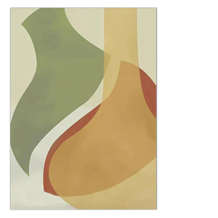 Fargerike Bløte fargetoner Abstract stilleben veggkunst Fin kunst lerretsutskrifter Bilder for moderne leilighet stue spisestue Moderne interiørdesign | Skanto