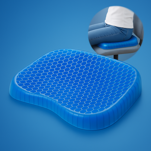 Skanto | GelRelax Setepute – Ortopedisk gel setepute for trykkavlastning og komfort