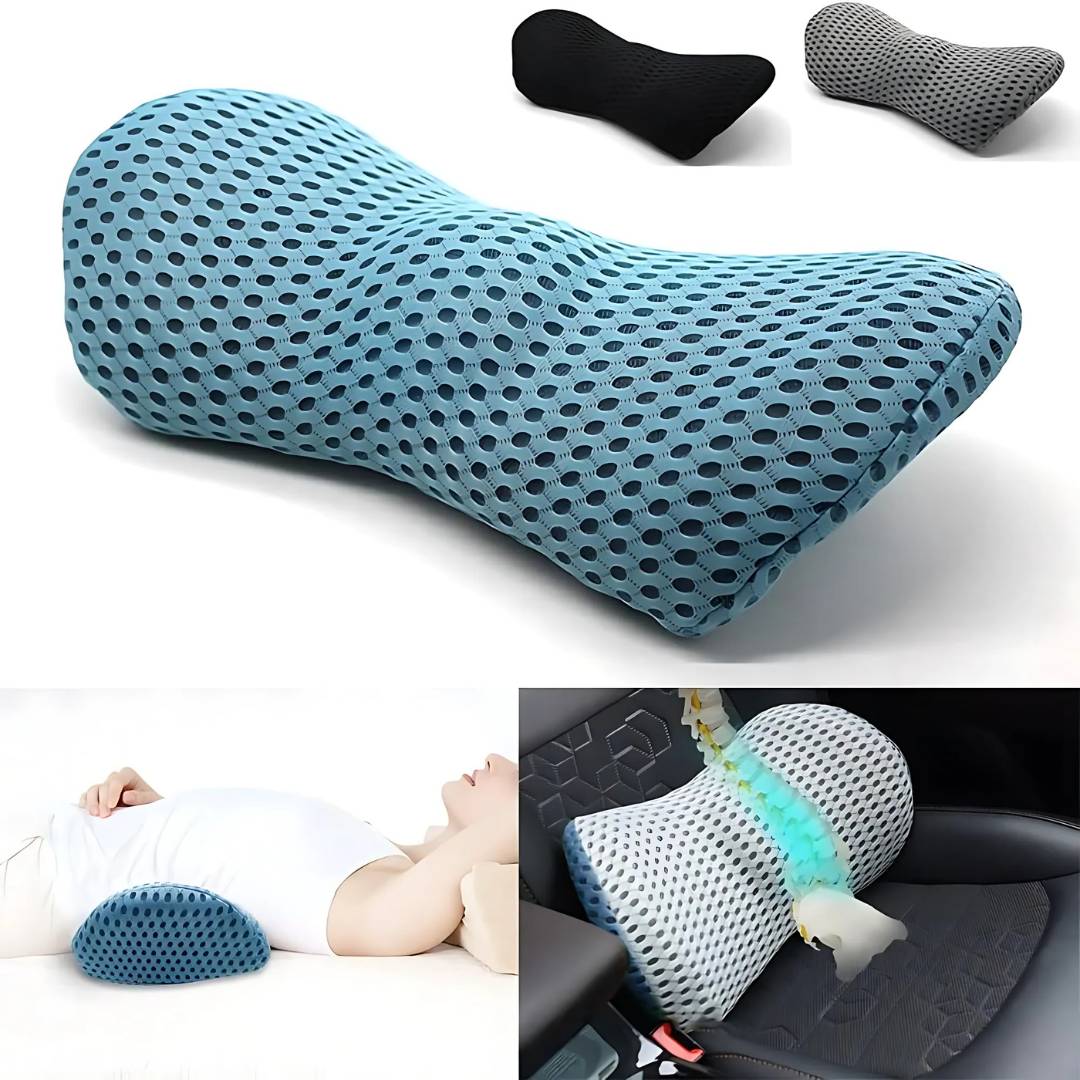 RugComfort Lumbark putetre – Ergonomisk støtt pute for rygg og ryggrad | Skanto
