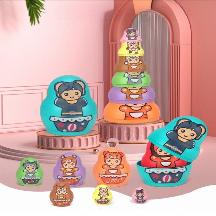 Skanto | Utdannende Fargerike Barn Matryoshka Dukker