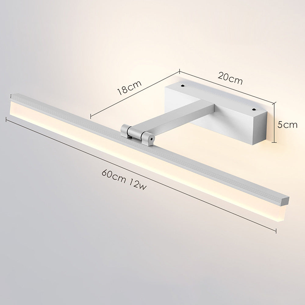 Moderne svart LED-speil badservantsbelysning | Skanto