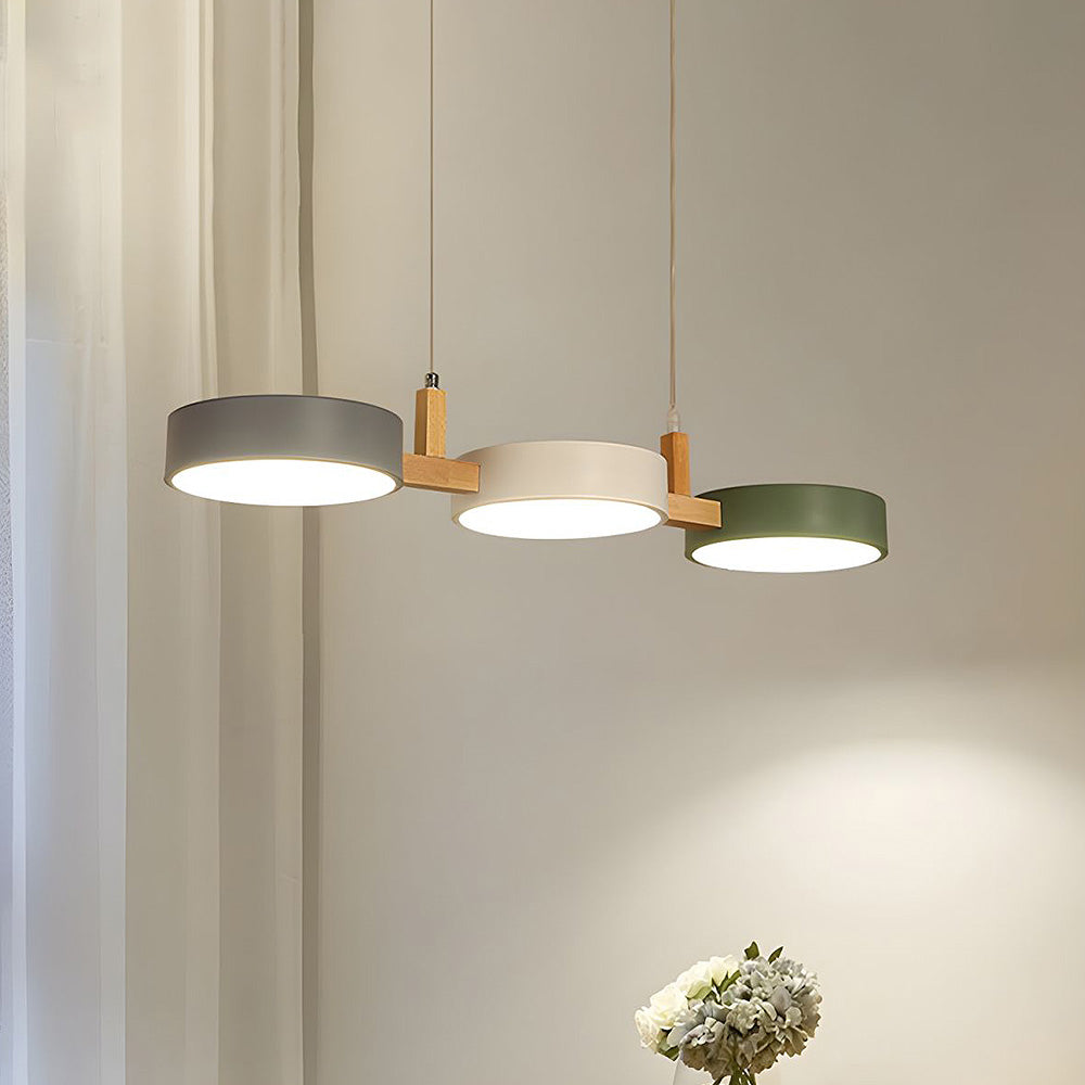 Nordic Multi-Light Cylinder Pendant Ceiling Light for Dining Room | Skanto
