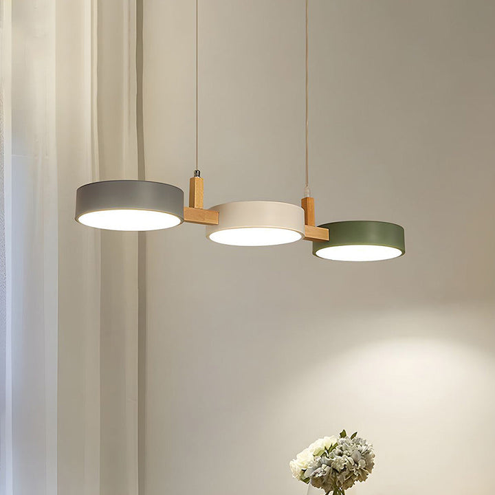 Nordic Multi-Light Cylinder Pendant Ceiling Light for Dining Room | Skanto