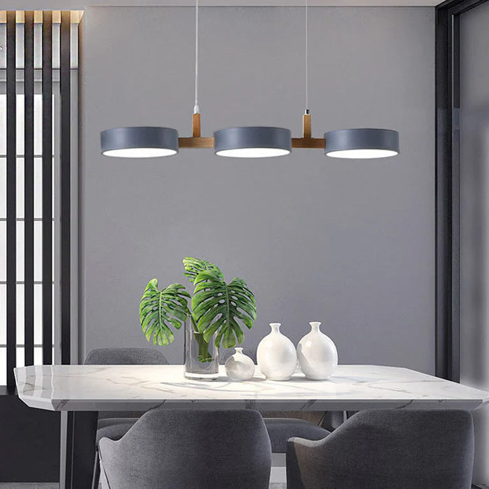Nordic Multi-Light Cylinder Pendant Ceiling Light for Dining Room | Skanto