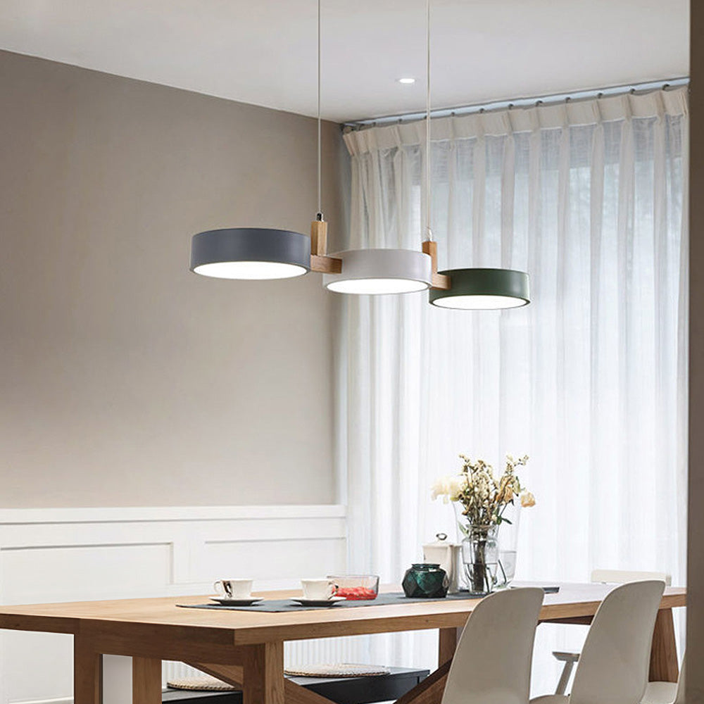 Nordic Multi-Light Cylinder Pendant Ceiling Light for Dining Room | Skanto