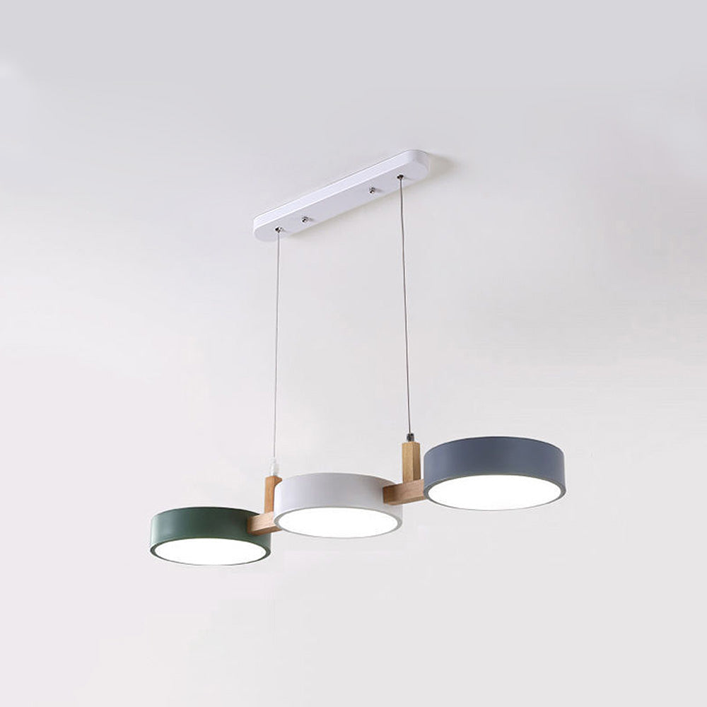 Nordic Multi-Light Cylinder Pendant Ceiling Light for Dining Room | Skanto