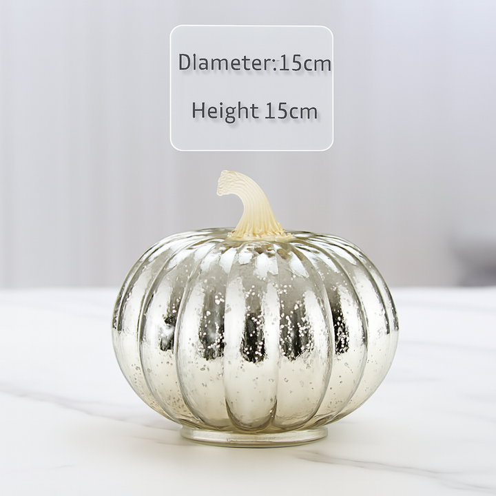 Skanto | Halloween Dekorasjoner Glass Gresskar LED Lys Sett