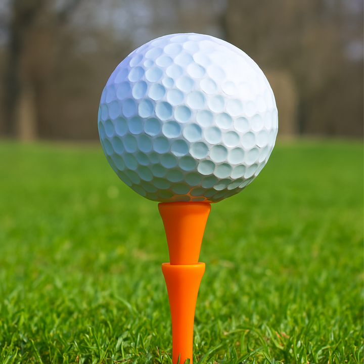 Skanto | 50 Pakk Fargerike Plast Golf T-stykker med Trinnvis Nedtrapping Høydekontroll
