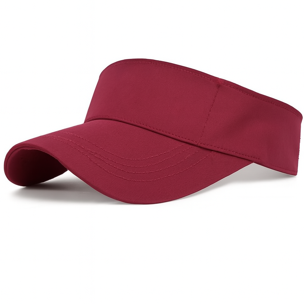 Skanto | Unisex Solid Color Solbeskyttelse Sport Caps - Lett Utendørs Visor for Baseball, Tennis, Golf, og Fritidsbruk