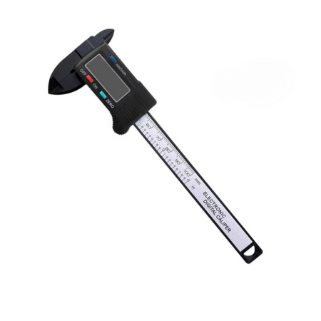 Skanto | Digital Skjutemåler Ruler, Karbonfiber Elektronisk Mikrometer Gauge