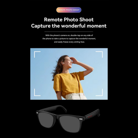 Intelligent Audio-Sonnenbrille med Touch-Steuerung, KI-Sprachassistent og UV-Schutz