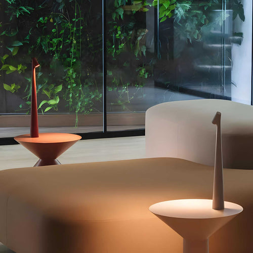 LunaSlim – Elegant Trådløs Bordlampe med Justerbar Belysning Skanto