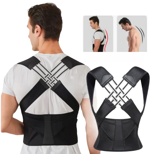 Posture Corrector Brace for Neck and Back Support – Comfortable & Discreet | Skanto