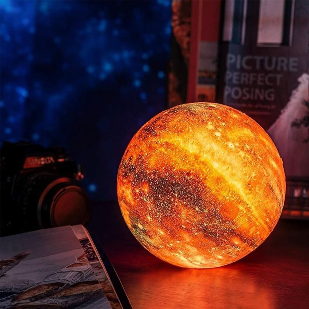 Skanto | Fargeforandrende Månelampe med Praktisk Fjernkontroll