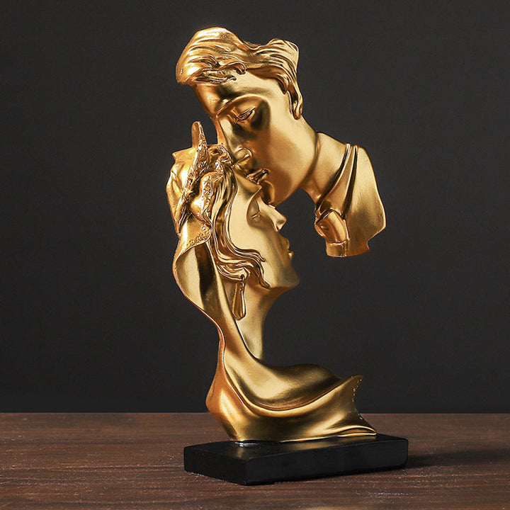 Couple Kissing Dobbeltsidig Ornament | Skanto