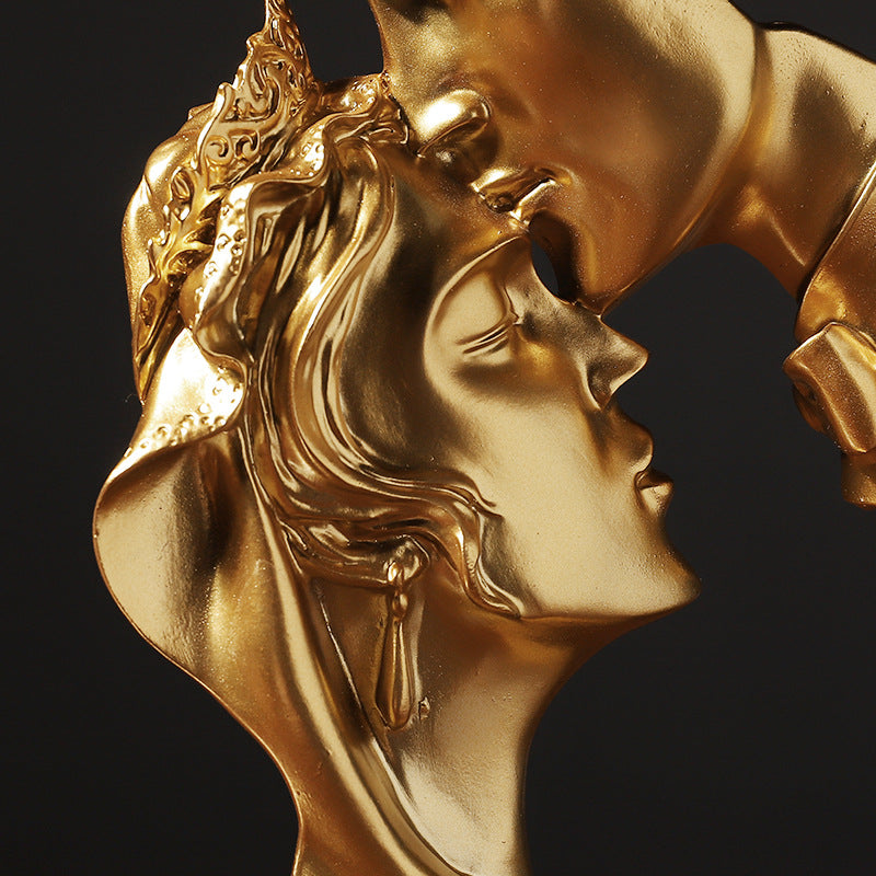 Couple Kissing Dobbeltsidig Ornament | Skanto
