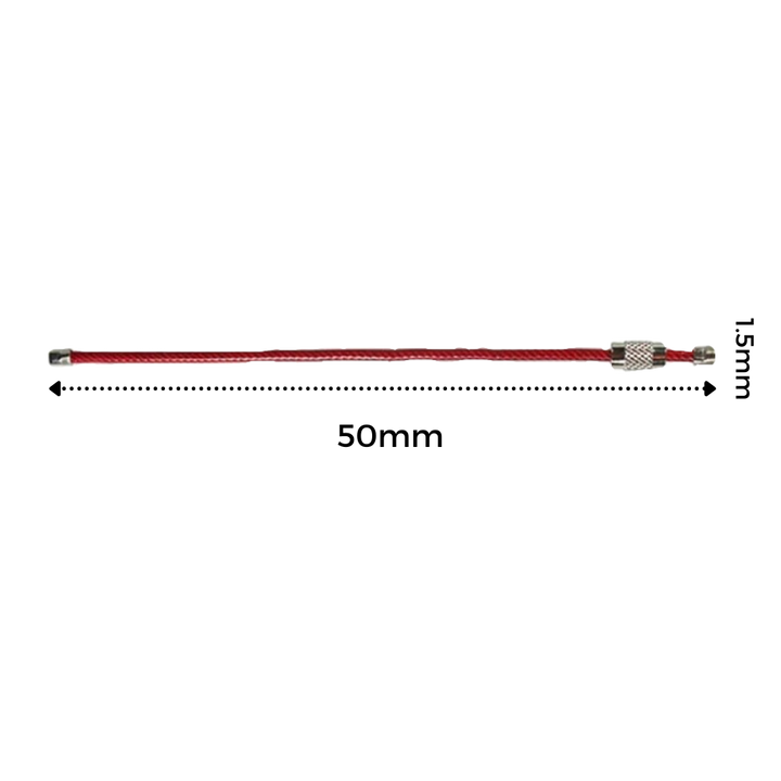 Pakke med fleksible nøkkelringer