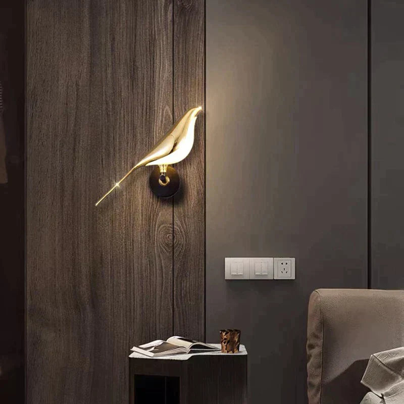 Skanto | Vegglykt Moderne LED Fugl Dekorativ Lampe