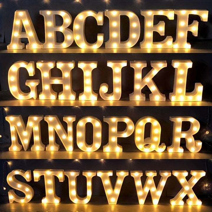 Skanto | LetterGlow - Trådlamp LED Bokstavlampe for Unik Stil