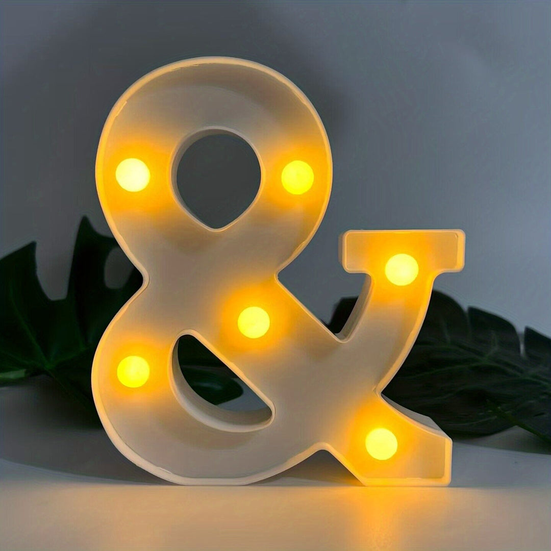 Skanto | LetterGlow - Trådlamp LED Bokstavlampe for Unik Stil